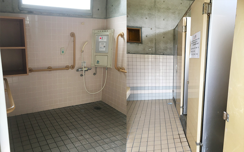 沖縄 県民の森 シャワー室
